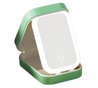 Giwnhvx Miroir de Maquillage Réglable Tricolore à LED, Miroir de Maquillage Réglable en Luminosité Trois Couleurs avec Lumières