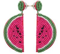 Giwnhvx Mode Main Perles Boucles D'Oreilles Fruit Dragon Fruit Forme Mignon Bohème de Mariage Partie Pendentif Boucles D'Oreilles Rose Rouge