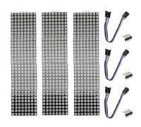 Giwnhvx Module d'affichage à DEL à matrice de points 32 x 8 4 en 1, contrôle MCU à cathode commune avec fil 5 broches pour (multicolore) facile à utiliser