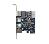 Giwnhvx Module de Carte Mère de Bureau PCI-EUSB3.0 + Carte D'Extension LAN Gigabit Utilisant Le Module de Carte Mère RTL8153B VLI805