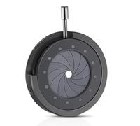Giwnhvx Module d'ouverture optique 1 à 20 mm, ouverture manuelle réglable, siège d'ouverture variable SK20, avec support