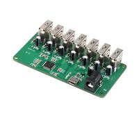Giwnhvx Module HUB USB 2.0 Micro-USB DC5V 1 à 7 Ports Module D'Extension Répartiteur à Ports avec LED 480 Mbps