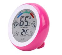 Giwnhvx Moniteur numérique hygromètre thermomètre intérieur température maison moniteur d'humidité pour la maison, le bureau, la chambre de bébé Rouge