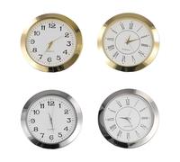 Giwnhvx Montre à Quartz 55 mm Montre avec Chiffres Romains et Arabes Rétro Montre Simple Accessoires Montre Artisanale Incrusté
