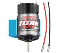 Giwnhvx Moteur brossé 550 avec dissipateur thermique pour 1:10 RC Crawler Axial SCX10 AXI03007 JL 90046 Slash TRX4 TRX6 12T