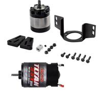 Giwnhvx Moteur Brossé 550 Étanche 35T avec Boîte de vitesses Réducteur 1:5 pour Remorque 1/14 et Voiture Radiocommandé Crawler Axial SCX10 TRX4 Accessoires de Rechange