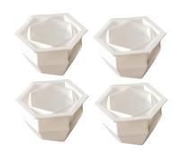 Giwnhvx Moule à bougie en forme de boule de diamant, forme géométrique, kit de fabrication de mousse au chocolat, fondant A