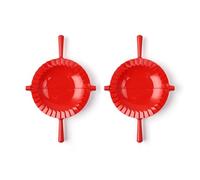 Giwnhvx Moule à boulettes manuel artefact grand moule à boulettes rouge en plastique pour usage domestique moule pour boulettes de qualité alimentaire clip