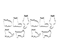 Giwnhvx Moule à gâteau en aluminium en forme de chat - Accessoire de remplacement