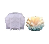 Giwnhvx Moule en silicone 3D en forme de coquillage pour bougies, gâteaux, chocolats, savons, coquillages, vagues, faciles à installer, faciles à utiliser, B