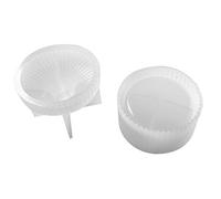 Giwnhvx Moule en silicone pour boîte de rangement en cristal époxy à rayures rondes
