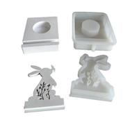 Giwnhvx Moule en silicone pour bougie de Pâques - Moule à bougie en forme de papillon - Facile à installer et à utiliser