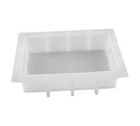 Giwnhvx Moule en Silicone RéSine CouléE Moule Bricolage ÉPoxy Bougie Moules pour Artisanat RéSine ÉPoxy, Rectangle 222X155X51Mm