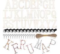 Giwnhvx Moules en silicone en forme de lettres de l'alphabet avec clips d'aération de voiture, 26 moules en silicone pour cadeaux de voiture, kits de fabrication