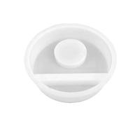 Giwnhvx Moules en silicone pour moulage de bougies, moules en silicone, porte-bougies, moules en plâtre pour moulage B