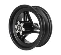 Giwnhvx Moyeu de roue en aluminium de frein à disque 90/65-6,5, jante en acier, moyeu de roue de scooter électrique, moyeu de roue avant en aluminium