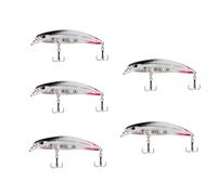 Giwnhvx Nº10 Nouveau leurre de pêche coloré coulant 6,8 cm/4 g avec action vibrante et coulant pour appâts de pêche faciles à utiliser
