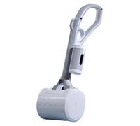Giwnhvx Nettoyage des Crottes de Chien Toilettes Portables Nettoyage des Crottes de Chien Pince à Crottes de Chien, Pelle à Crottes de Chien et de Chat Domestique Gris
