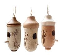 Giwnhvx Nid D'Oiseau pour L'ExtéRieur à Suspendre à L'IntéRieur pour Oiseaux, DéCoration de Jardin, Lot de 3
