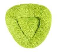 Giwnhvx Nid pour Chat de Compagnie Doux et Long Nid Chaud en Peluche pour Chien de Compagnie Lit de Maison Super Doux en Forme de Nid Triangulaire Fournitures pour Animaux de Compagnie, S + B