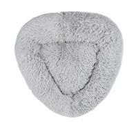 Giwnhvx Nid pour Chat de Compagnie Doux et Long Nid Chaud en Peluche pour Chien de Compagnie Lit Super Doux en Forme de Nid Triangulaire Fournitures pour Animaux de Compagnie, L + A Facile à U