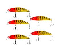 Giwnhvx NO.8 Nouveau leurre de pêche coloré coulant 6,8 cm/4 g avec action vibrante et coulant pour appât de pêche facile à utiliser