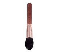 Giwnhvx Noir 1 PièCe Fard à Joues Maquillage Poudre Poudre Contour Grand Lâche Doux SynthéTique Cheveux PoignéE en Bois Brosse Beauté Maquillage Outils