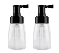 Giwnhvx Noir 180 Ml Salon de Coiffure Coiffure Pulvérisateur Bouteille Portable Poudre Bouteille Distributeur de Poudre en Plastique Pulvérisateur Bouteille