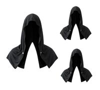 Giwnhvx Noir En Forme de U avec Sensation de Sport Protection Solaire Châle Parasol Séchage Rapide Absorbant d'eau