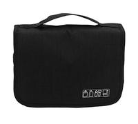 Giwnhvx Noir Suspendus Voyage Grand Sac de Toilette CosméTique Femmes NéCessaire Maquillage Beauté Cas de Vanité Organisateur Accessoire de Rangement Pochette de Lavage