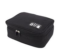 Giwnhvx Noirs Femmes Suspendus Sac CosméTique Organisateur de Voyage Multifonction Lavage de Toilette Maquillage Poche de Rangement EsthéTicienne Pliant Sac de Maquillage