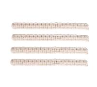 Giwnhvx Nordic Wind Bande de rideau tissée à la main en corde de coton en constante évolution, attache-câbles de rideau tissés, blanc crème