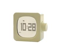 Giwnhvx Nouveau Bloc Réveil Nouveauté Étudiant Horloge Chambre Chevet Bureau Horloge Électronique Réveil Lampe Charge Jaune