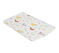 Giwnhvx Nouveau-Né ImperméAble à L'Eau Change de Couche Protecteur de Coton Coton Respirant Absorbant Feuille Coussinets de Lit 19,6 Pouces X 27,5 Pouces A