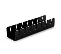 Giwnhvx Organisateur de Chapeau en Acrylique, Porte-Chapeau, 1 Pièce, Organisateur de Chapeau en Acrylique sans Installation pour 7 Casquettes de Baseball, Porte-Chapeau pour Baseball, Noir