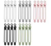 Giwnhvx Organiseur de câbles de données, attaches de câble en silicone réutilisables, organisateur de cordon élastique
