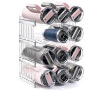 Giwnhvx Organiseur de réfrigérateur empilable - Porte-bouteille de rangement pour réfrigérateur, armoire, cuisine