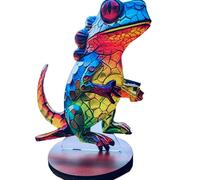 Giwnhvx Ornement de Bureau Double Face Style Multicolore, Décoration de Maison, Lézard et Facile à Utiliser