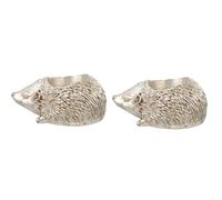 Giwnhvx Ornements de Bougeoirs Hérisson pour La Maison, Plateau de Bougies en Résine pour Aromathérapie, Décoration de Maison