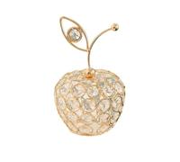 Giwnhvx Ornements de fruits en cristal en forme de strass miniatures en forme de poire de neige Artisanat Décoration de la maison Accessoires de photographie A