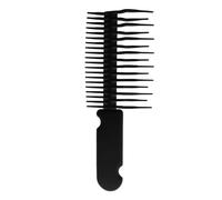 Giwnhvx Outil de Coiffure Brosse Humide Anti-Nœuds à Dents Larges Brosse à Cheveux Noire de Grande Taille Peigne Démêlant Non Dommageable pour Salon de Coiffure