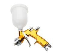 Giwnhvx Outil de peinture de voiture par pulvérisation, aérographe à air ensemble jaune, buse de 1,8 mm, à base d'eau