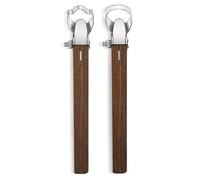 Giwnhvx Outil de Sculpture en Argile en 2 Pièces : Grattoir de Sculpture et Outil de Façonnage de Poignée de Tasse en Poterie avec Manche en Bois, Facile à Utiliser et à Installer.