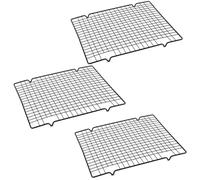Giwnhvx Outils de cuisson grille pour le refroidissement des gâteaux grille carrée anti-adhésive pour le refroidissement du pain des gâteaux 28 x 25,5 x 1,5 cm
