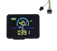 Giwnhvx P5C Écran LCD pour vélo électrique 24 V-60 V Affichage intelligent IP67 UART Écran LCD coloré SM 5 + 2 broches
