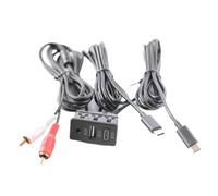 Giwnhvx Panneau de rallonge de câble d'extension pour GPS de voiture Android - Panneau auxiliaire de type C + entrée double USB + AUX