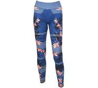 Giwnhvx Pantalon de yoga taille haute pour femme - Legging de sport à rayures - Élastique - Collants d'entraînement de gym - Pantalon de course - Grande taille - M