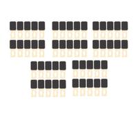 Giwnhvx Paquet de 100 Mini Tableaux Noirs avec Support, Chevalets, Petits Cartons Rectangle Tableau pour Mariages Fêtes d'anniversaire Étiquette de Nourriture Numéro de Tableau