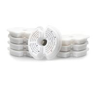Giwnhvx Paquet de 8 Filtres de à Eau pour Animaux de Compagnie, Filtre de Remplacement de à Eau pour Animaux de Compagnie en Coton de, Filtre Cranté