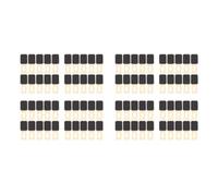 Giwnhvx Paquet de 80 Mini Tableaux Noirs avec Support, Chevalets, Petits Cartons Rectangle Tableau pour Mariages Fêtes d'anniversaire Étiquette de Nourriture Numéro de Tableau